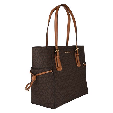 michael kors tasche palmen|Michael Kors leather tote.